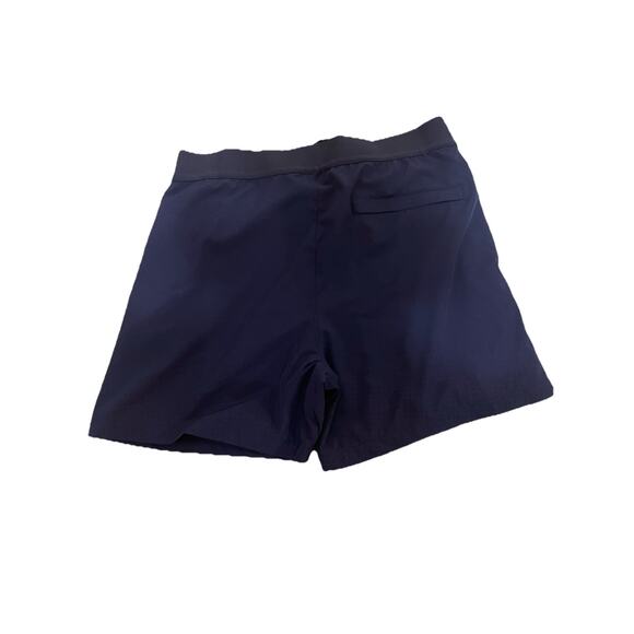 Sergio Tacchini Men's Preppy Blue Tennis Gym Drawstring Lined Big Logo Shorts M - Picture 2 of 5